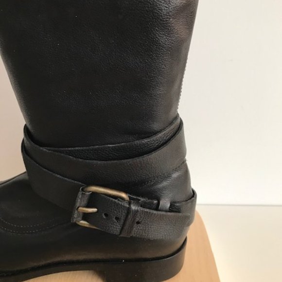 🆕 Buttero| Made in Italy Black Leather Riding Boots Size 38 Brand new - Picture 7 of 16